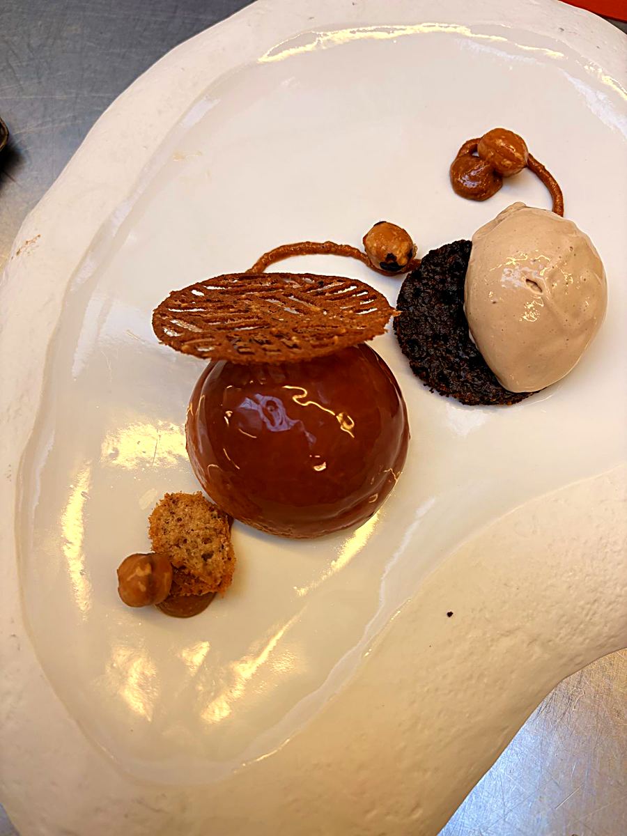 Dôme chocolat et glace