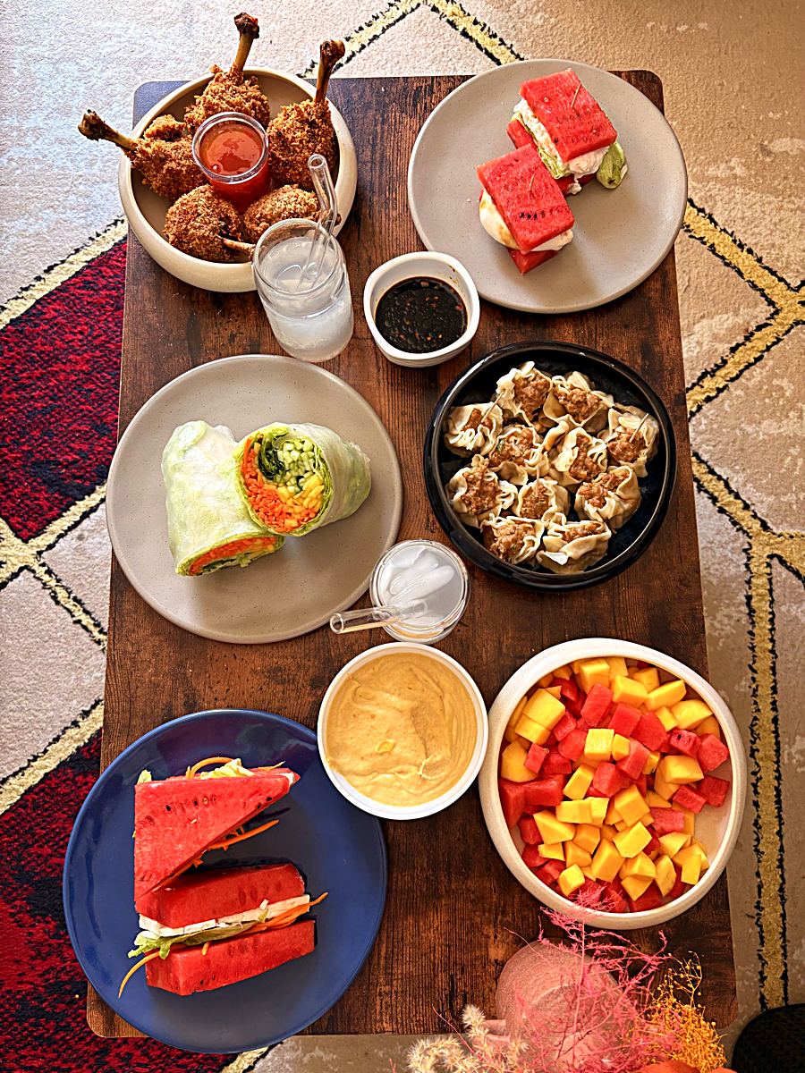 Table de brunch vue du dessus
