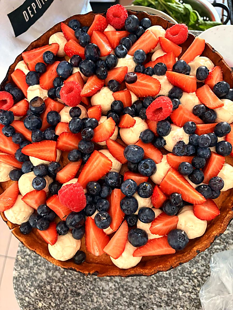 Tarte aux fruits rouges